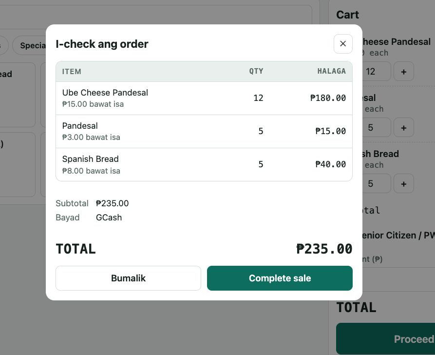 I-check ang order